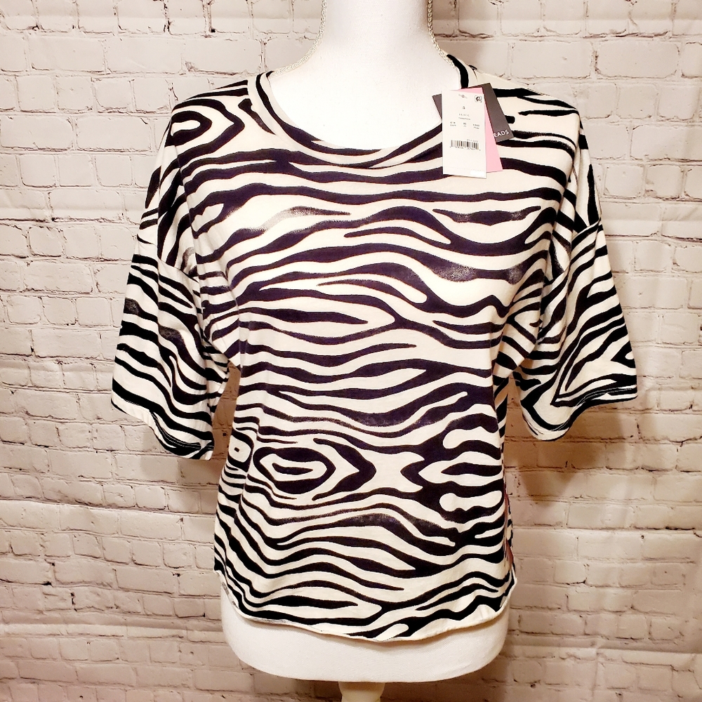 Grayson Threads Zebra Hello Gorgeous Crop Top